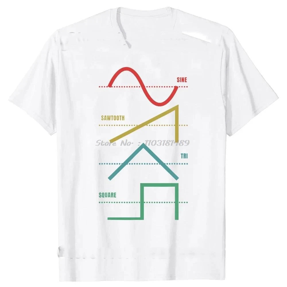 VU Meter Music Sound DB DJ Retro Vintage Classic T Shirt Men Casual Short Sleeve Tees Tops Harajuku Analog Audio Mens Clothing